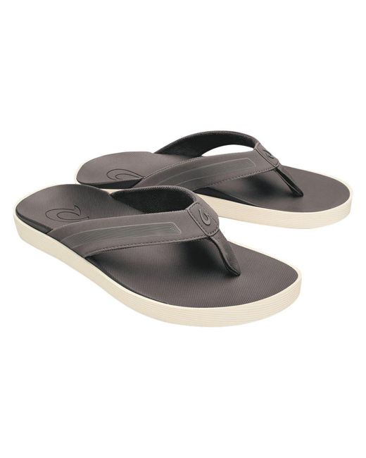 Olukai Brown Leeward Beach Sandals Leeward Beach Sandals for men