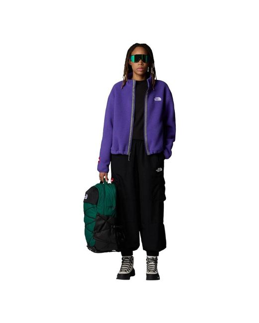 The North Face Purple Tnf Fleeski Full Zip Jacket