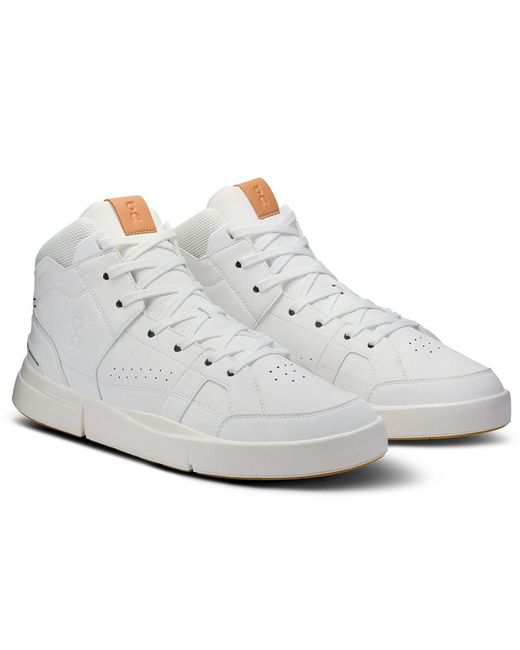 On Shoes White Mens The Roger Clubhouse Mid for men