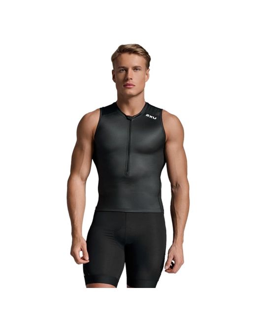 2xu Black Core Tri Tank for men
