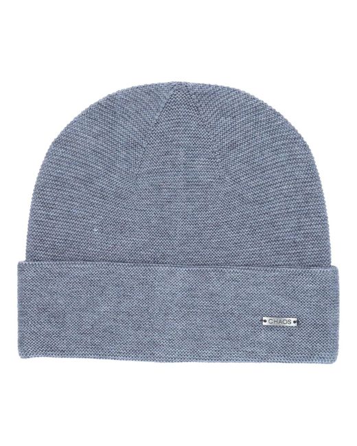 Chaos Blue Tempted Beanie Hat Tempted Beanie Hat for men