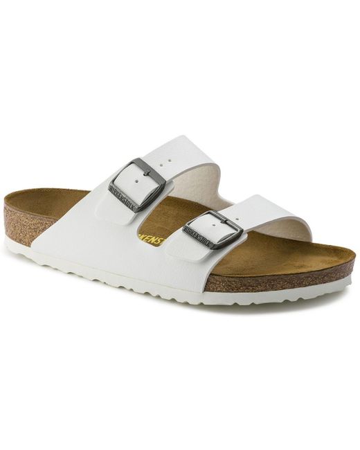 Birkenstock Suede Arizona Narrow Birko in White - Lyst