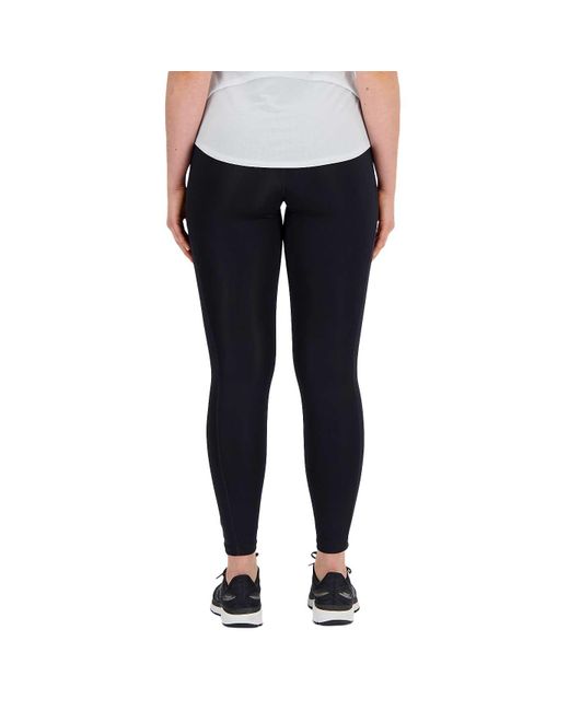New Balance Wo Accelerate Pacer Tights in Blue Lyst