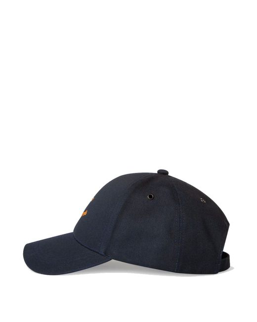 Paul Smith Cotton Happy Cap Navy in 