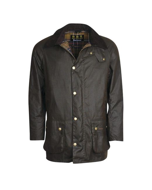 Barbour Cotton Beausby Wax Jacket in Olive (Green) for Men | Lyst