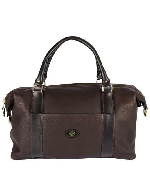 Brady Captains Leather Holdall in Brown | Lyst