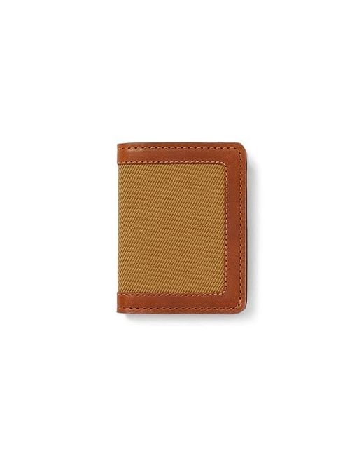 Filson Brown Outfitter Card Wallet