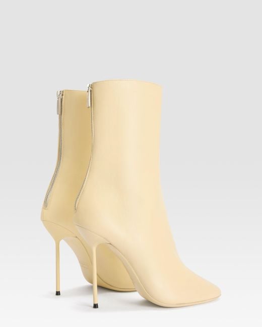 Paris Texas Natural Nappa Ankle Boot