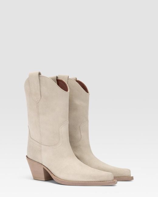 Paris Texas White Texan Boot