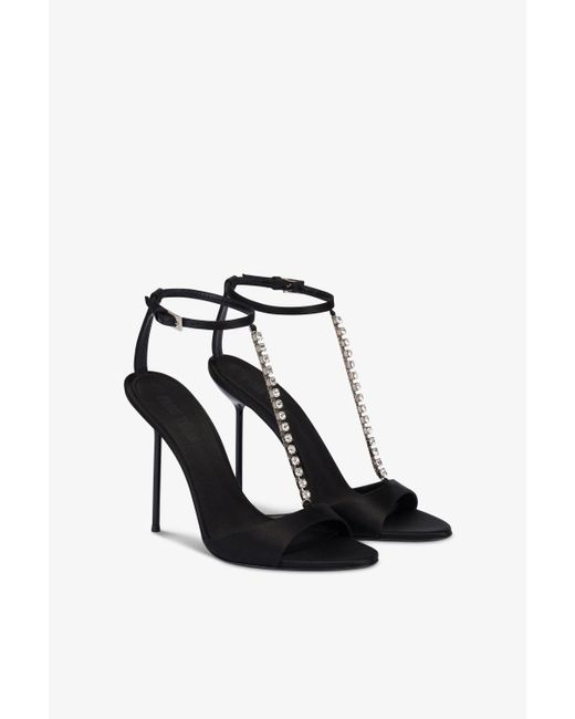 Paris Texas White T-Strap Sandals