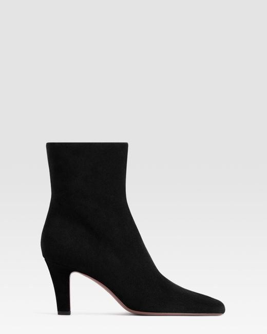 Paris Texas Black Suede Ankle Boot