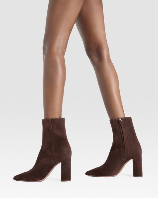 Paris Texas Brown Suede Ankle Boot