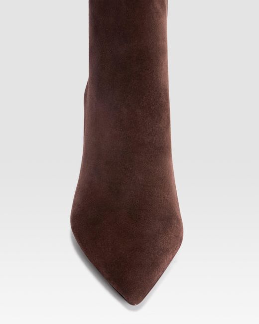 Paris Texas Brown Suede Ankle Boot