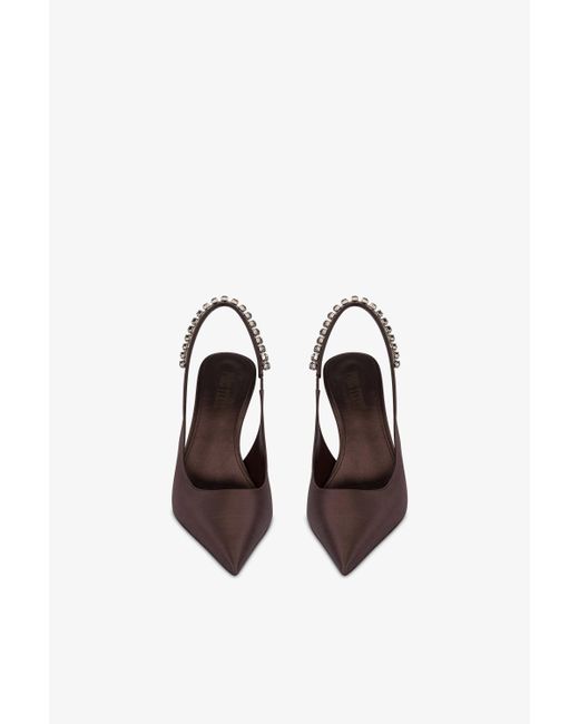 Paris Texas White Slingbacks