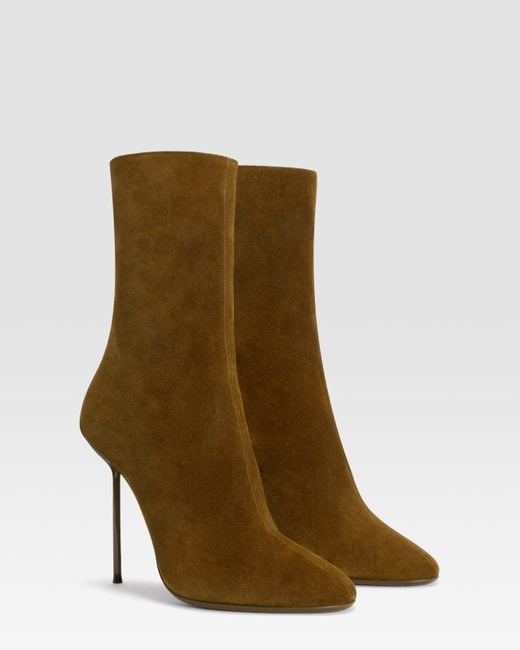 Paris Texas Brown Suede Ankle Boot
