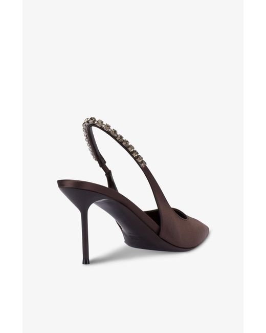 Paris Texas White Slingbacks