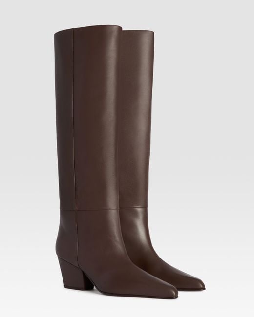 Paris Texas Brown Leather Boot