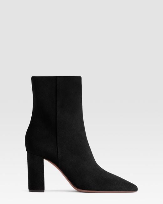 Paris Texas Black Suede Ankle Boot
