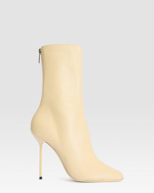 Paris Texas Natural Nappa Ankle Boot