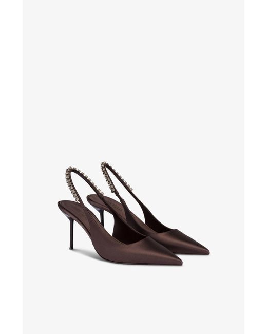 Paris Texas White Slingbacks