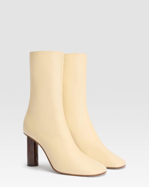 Paris Texas Natural Nappa Ankle Boot