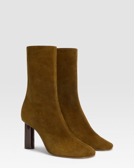 Paris Texas Brown Suede Ankle Boot