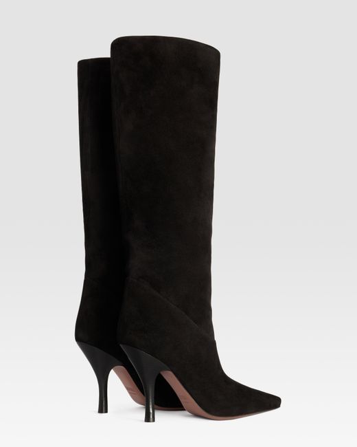 Paris Texas Black Suede Boot