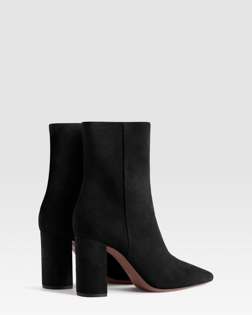 Paris Texas Black Suede Ankle Boot
