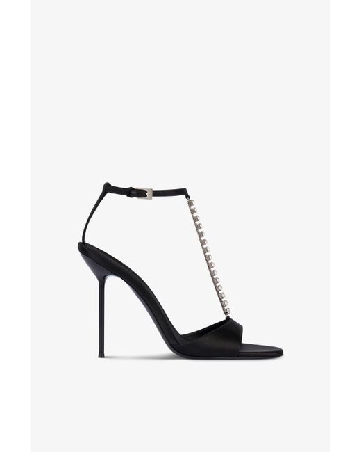 Paris Texas White T-Strap Sandals