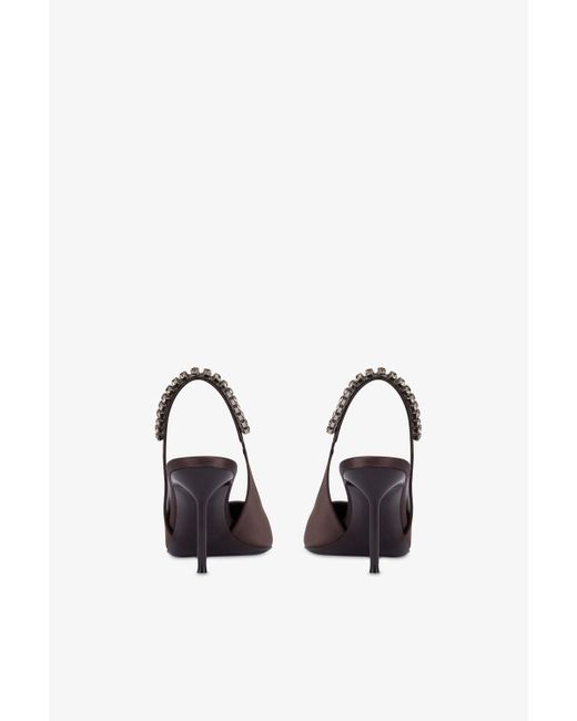 Paris Texas White Slingbacks