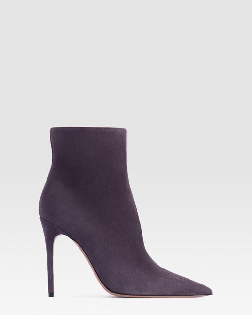 Paris Texas Purple Suede Ankle Boot