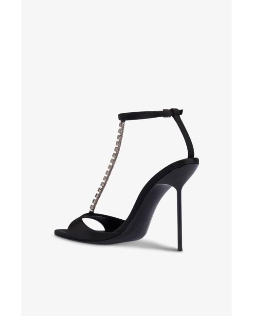 Paris Texas White T-Strap Sandals