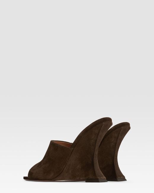 Paris Texas Brown Suede Mule