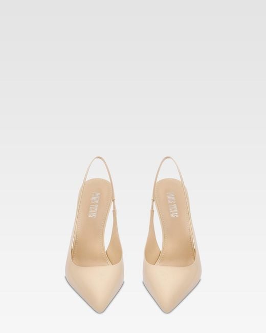 Paris Texas White Patent Leather Slingback
