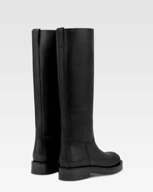 Paris Texas Black Leather Boot