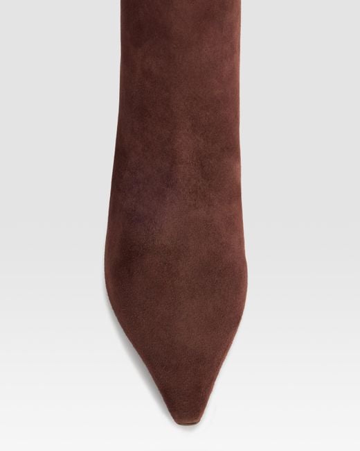 Paris Texas Brown Suede Ankle Boot