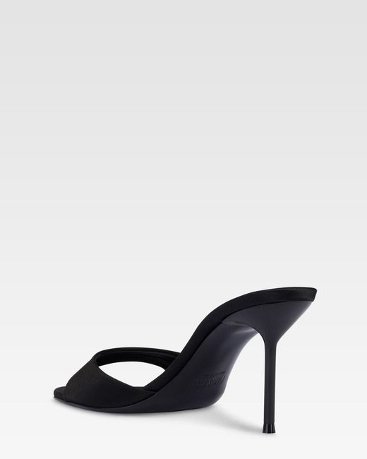 Paris Texas White Satin Mule