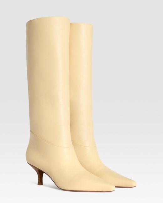 Paris Texas White Leather Boot
