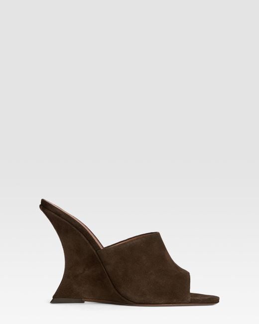Paris Texas Brown Suede Mule