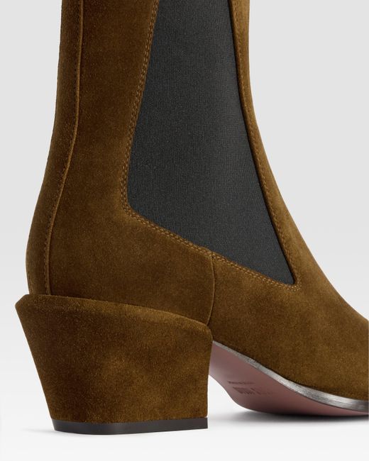 Paris Texas White Suede Ankle Boot