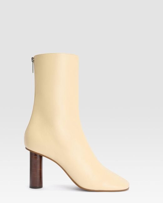 Paris Texas Natural Nappa Ankle Boot