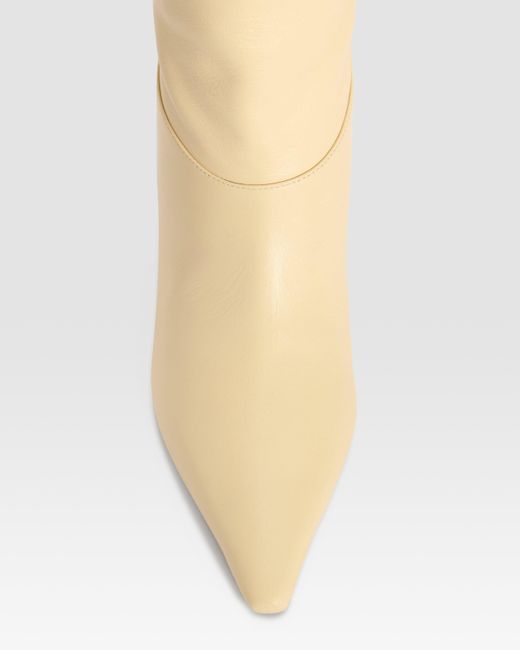 Paris Texas White Leather Boot