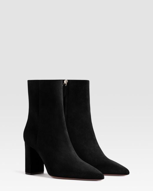 Paris Texas Black Suede Ankle Boot