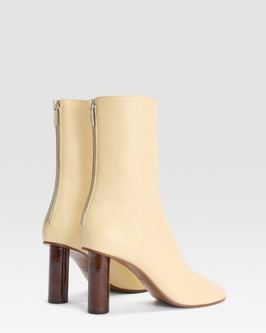 Paris Texas Natural Nappa Ankle Boot