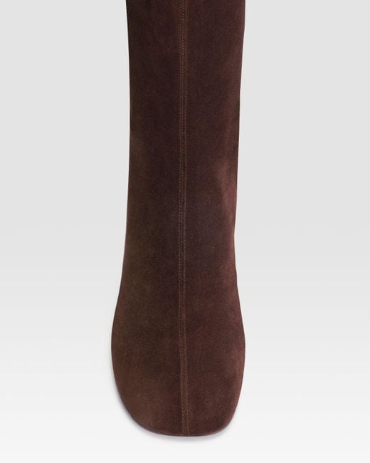 Paris Texas Brown Suede Ankle Boot