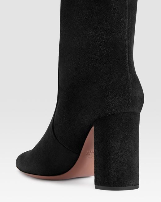 Paris Texas Black Suede Boot