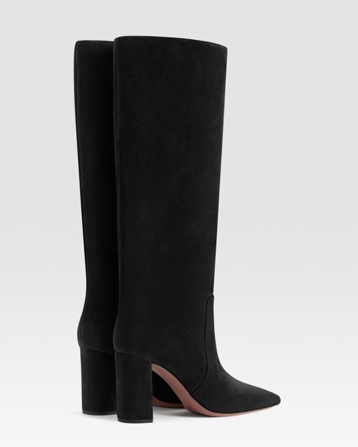 Paris Texas Black Suede Boot