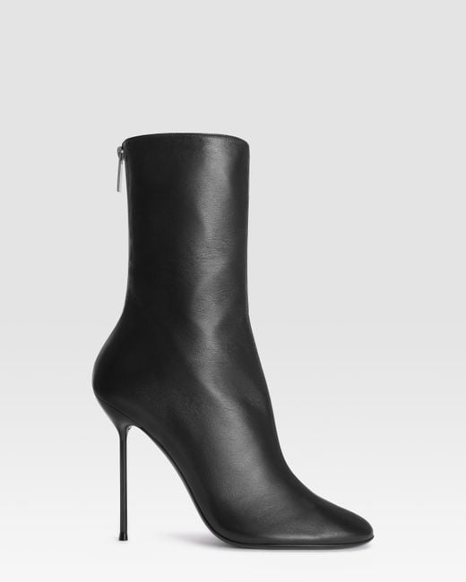 Paris Texas Black Nappa Ankle Boot