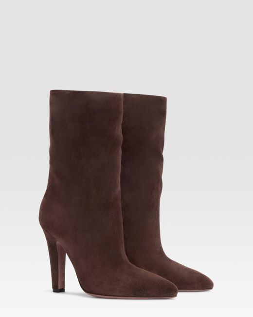 Paris Texas Brown Suede Ankle Boot