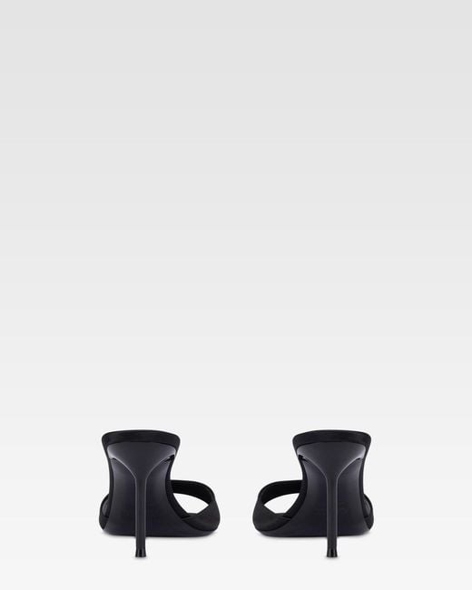 Paris Texas White Satin Mule